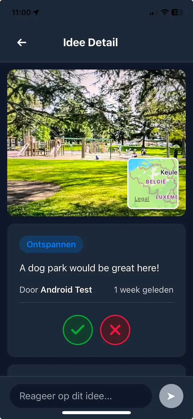 Omgeving: ideeën indienen